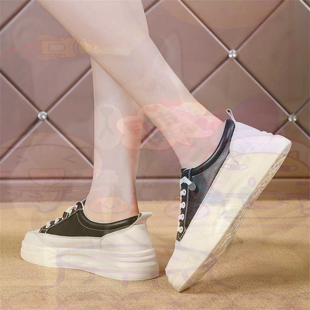 Home Office Tech Ideas - Lace-up Chunky Loafers Woman Skateboarding Sports