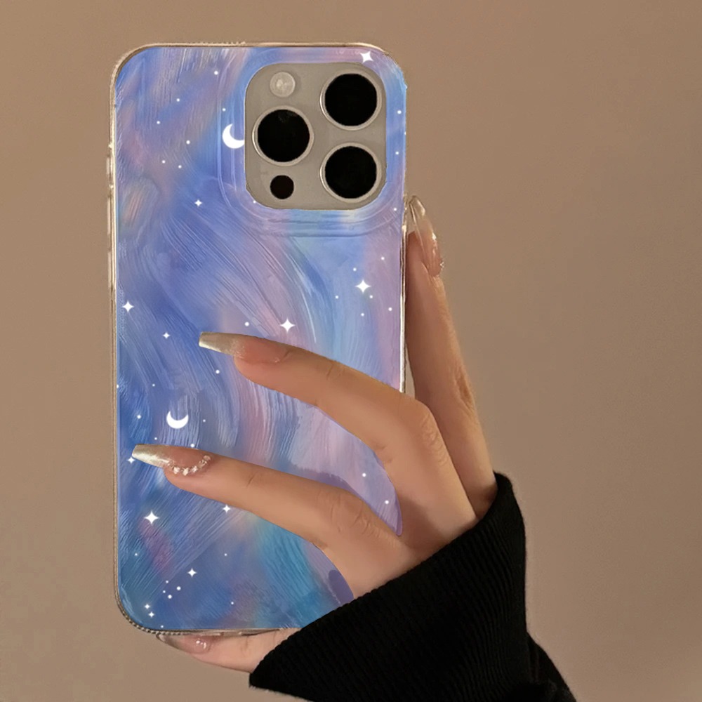 Receipt Printer Thermal - Fashion Glitter Starry Gradient Phone Case
