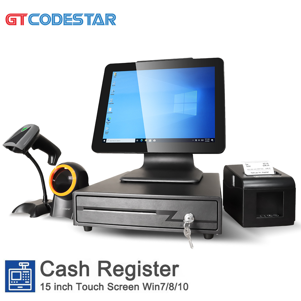 Desktop POS Computer Cash Regi - огляд і ціна Cash Drawer Pos